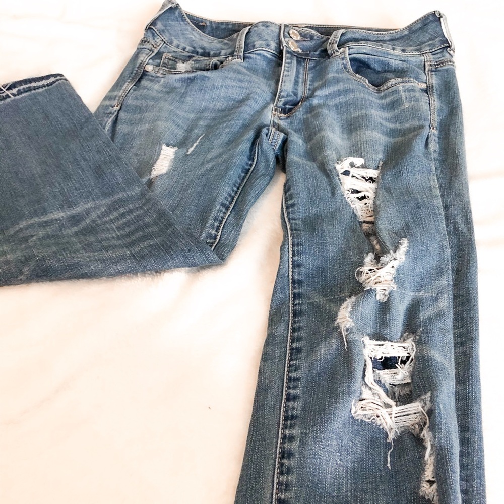 American Eagle cropped Capri super stretch jeans